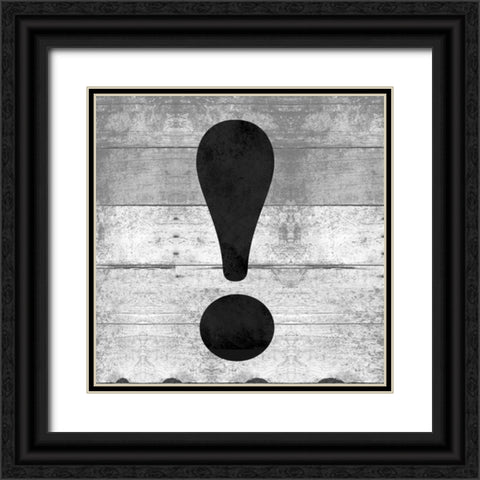 SHIFT KEY! Black Ornate Wood Framed Art Print with Double Matting by Grey, Jace