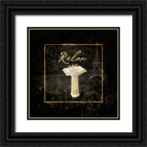 Gold Sink Black Ornate Wood Framed Art Print with Double Matting by Grey, Jace
