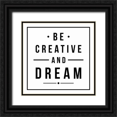 And Dream Black Ornate Wood Framed Art Print with Double Matting by Grey, Jace