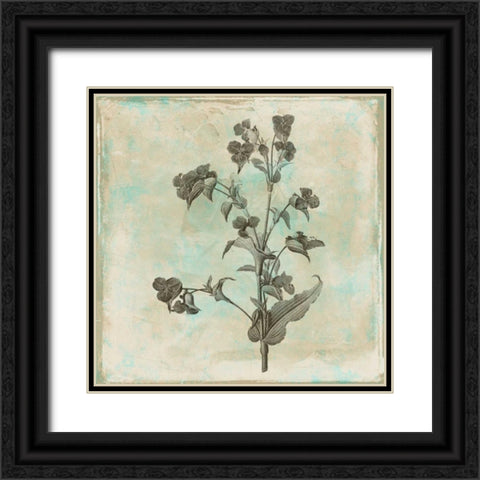 Earthy floral 4 Black Ornate Wood Framed Art Print with Double Matting by Grey, Jace