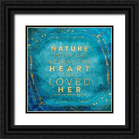 Nature Loyalty Black Ornate Wood Framed Art Print with Double Matting by Grey, Jace