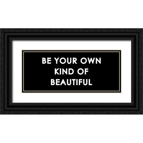 Beautiful Black Ornate Wood Framed Art Print with Double Matting by Grey, Jace