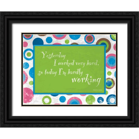 Bubbles Black Ornate Wood Framed Art Print with Double Matting by Grey, Jace