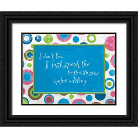 Bubbles Black Ornate Wood Framed Art Print with Double Matting by Grey, Jace