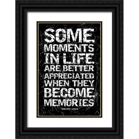 Memories Black Ornate Wood Framed Art Print with Double Matting by Grey, Jace