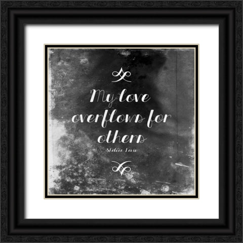 Overflows Black Ornate Wood Framed Art Print with Double Matting by Grey, Jace