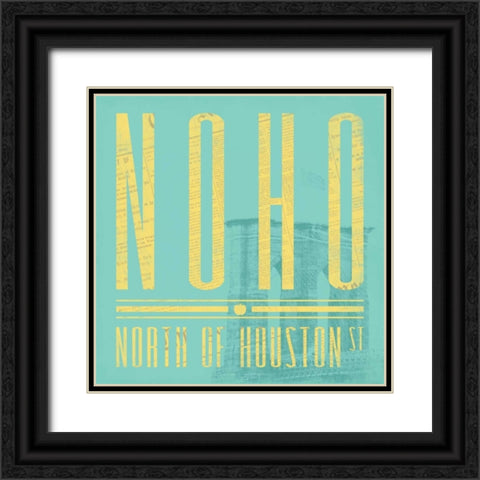 NOHO in Spring Black Ornate Wood Framed Art Print with Double Matting by Grey, Jace