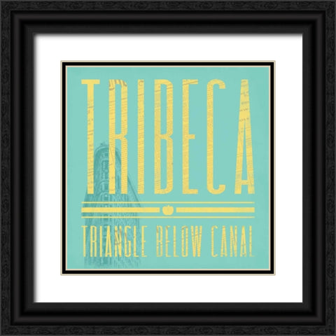 Tribeca in Spring Black Ornate Wood Framed Art Print with Double Matting by Grey, Jace