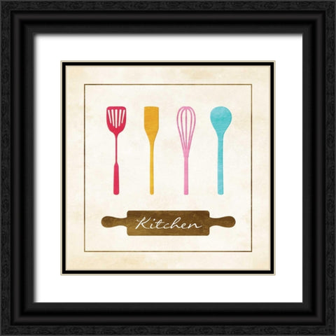 Kitchen Essentials Mate Black Ornate Wood Framed Art Print with Double Matting by Grey, Jace