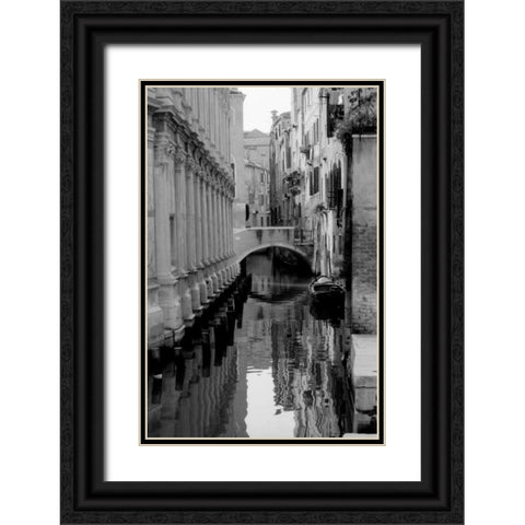 Cinque calli di Venezia 2 Black Ornate Wood Framed Art Print with Double Matting by Grey, Jace