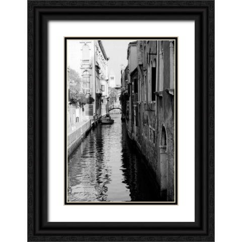 Cinque calli di Venezia 3 Black Ornate Wood Framed Art Print with Double Matting by Grey, Jace