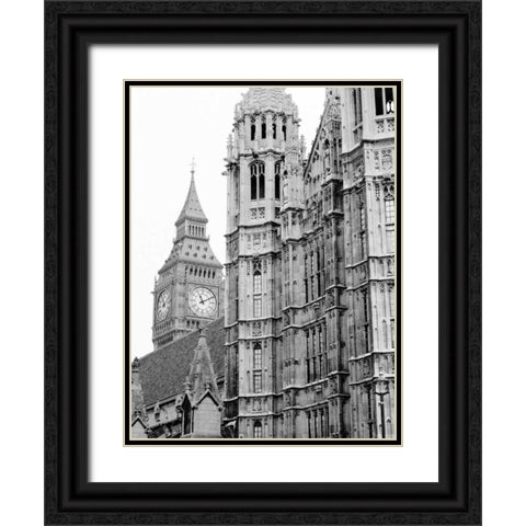 London Natural History Museum Black Ornate Wood Framed Art Print with Double Matting by Grey, Jace