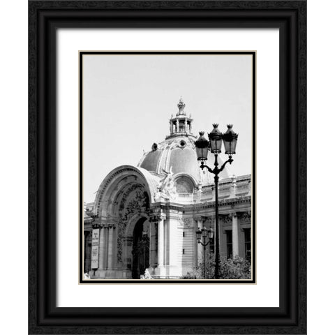 Musee du Petit Palais Black Ornate Wood Framed Art Print with Double Matting by Grey, Jace