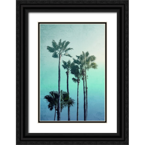 Sunset Blues 1 Black Ornate Wood Framed Art Print with Double Matting by Allen, Kimberly
