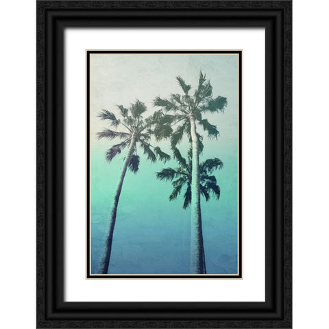 Sunset Blues 2 Black Ornate Wood Framed Art Print with Double Matting by Allen, Kimberly