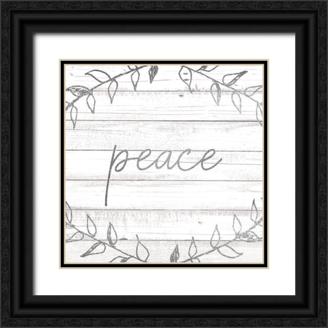 Christmas Romance 13 Black Ornate Wood Framed Art Print with Double Matting by Allen, Kimberly