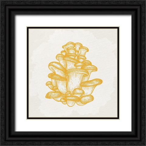 Mushroom Love 2 Black Ornate Wood Framed Art Print with Double Matting by Allen, Kimberly