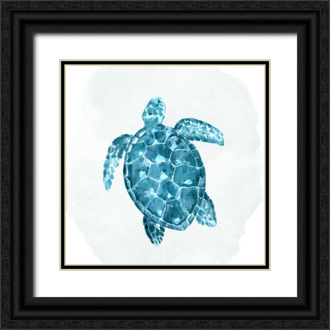 Sea Love 4 Black Ornate Wood Framed Art Print with Double Matting by Allen, Kimberly