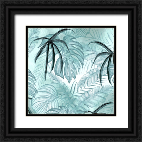 Soft Palms 2 Black Ornate Wood Framed Art Print with Double Matting by Allen, Kimberly