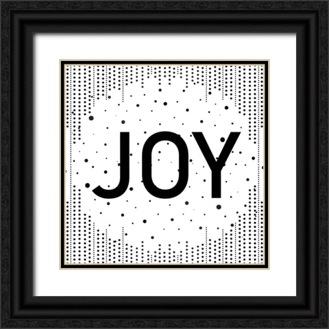 Joy Noel Peace 1 Black Ornate Wood Framed Art Print with Double Matting by Allen, Kimberly