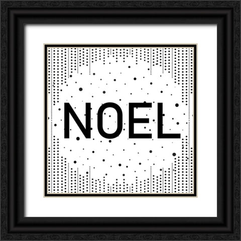 Joy Noel Peace 2 Black Ornate Wood Framed Art Print with Double Matting by Allen, Kimberly