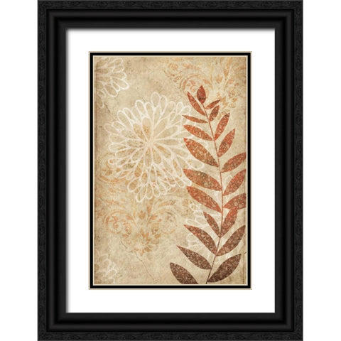 Red 8 Piece Black Ornate Wood Framed Art Print with Double Matting by Emery, Kristin
