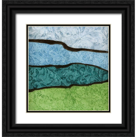 River II Black Ornate Wood Framed Art Print with Double Matting by Emery, Kristin
