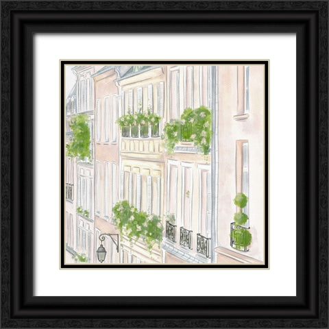 View In Paris Black Ornate Wood Framed Art Print with Double Matting by Straatsma, Leah