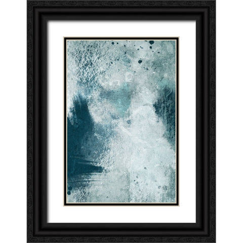 Azure Ancient Rubble 1 Black Ornate Wood Framed Art Print with Double Matting by Prime, Marcus