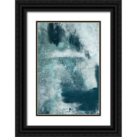 Azure Ancient Rubble 2 Black Ornate Wood Framed Art Print with Double Matting by Prime, Marcus