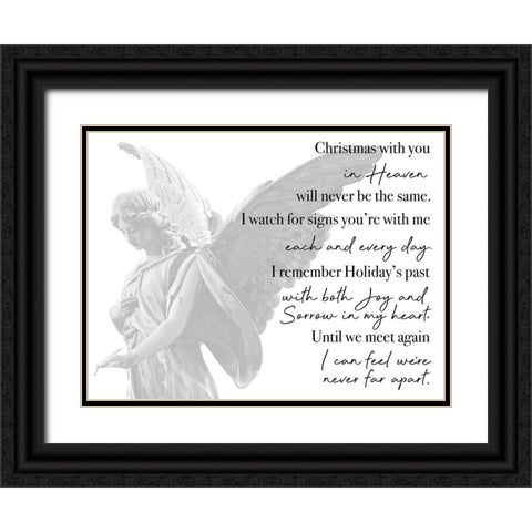 Christmas With You Black Ornate Wood Framed Art Print with Double Matting by Prime, Marcus