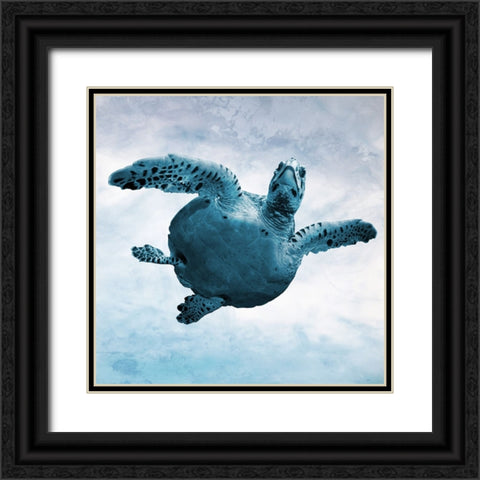 Underwater Friends 2 Black Ornate Wood Framed Art Print with Double Matting by Prime, Marcus