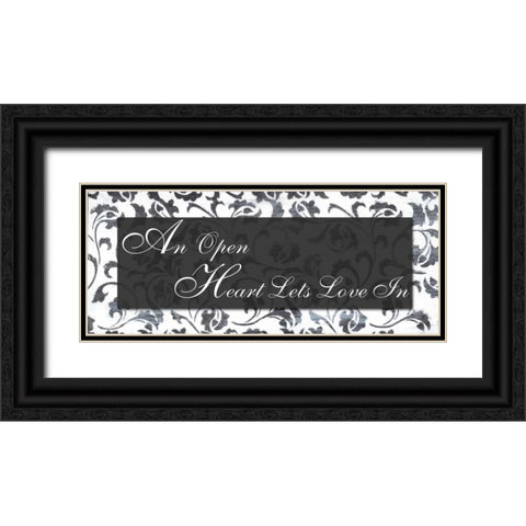 . Black Ornate Wood Framed Art Print with Double Matting by Haynes, Smith