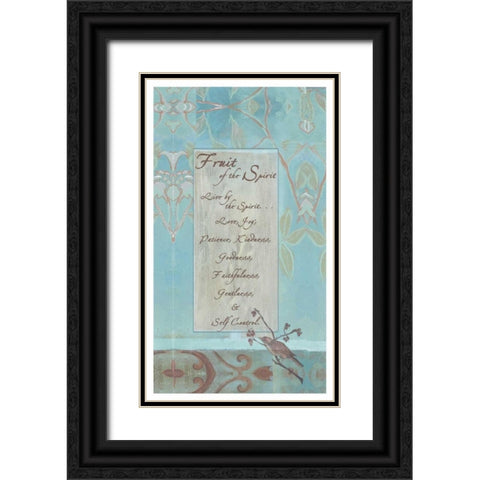 . Black Ornate Wood Framed Art Print with Double Matting by Haynes, Smith