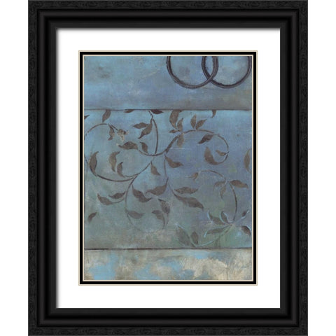 . Black Ornate Wood Framed Art Print with Double Matting by Haynes, Smith