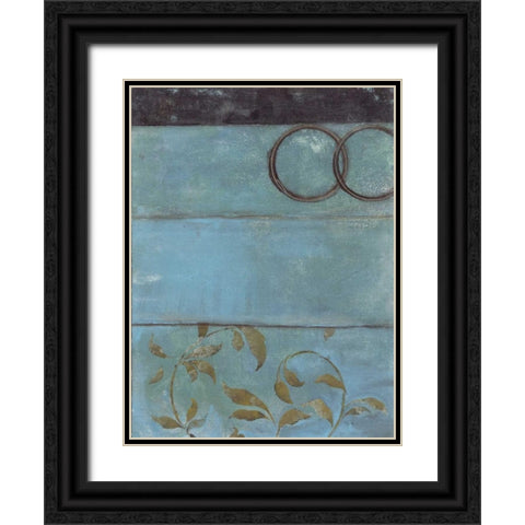 . Black Ornate Wood Framed Art Print with Double Matting by Haynes, Smith