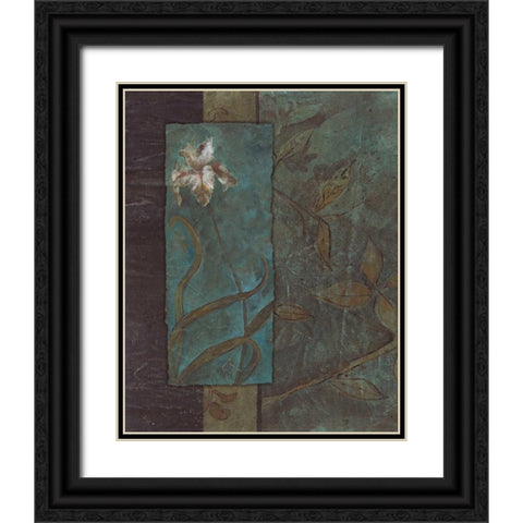 . Black Ornate Wood Framed Art Print with Double Matting by Haynes, Smith