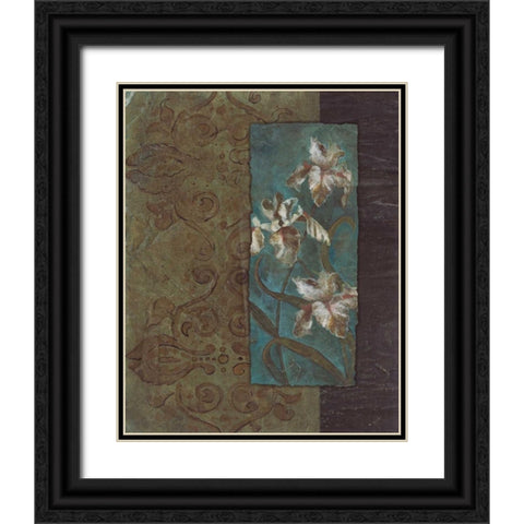 . Black Ornate Wood Framed Art Print with Double Matting by Haynes, Smith