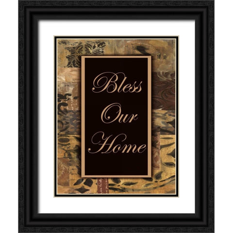 . Black Ornate Wood Framed Art Print with Double Matting by Haynes, Smith