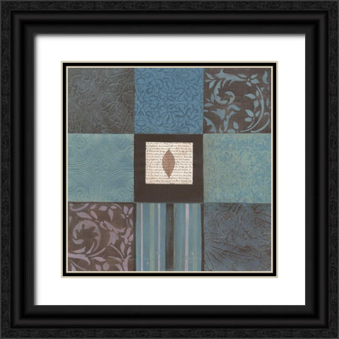 . Black Ornate Wood Framed Art Print with Double Matting by Haynes, Smith