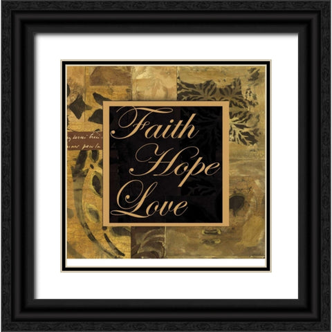 . Black Ornate Wood Framed Art Print with Double Matting by Haynes, Smith