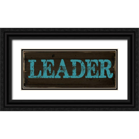 LEADER 2 Black Ornate Wood Framed Art Print with Double Matting by Greene, Taylor