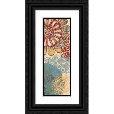 FLORA TRANCE VI Black Ornate Wood Framed Art Print with Double Matting by Greene, Taylor