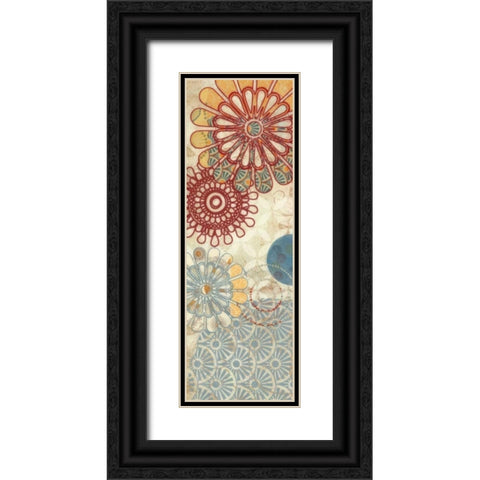 FLORA TRANCE VIII Black Ornate Wood Framed Art Print with Double Matting by Greene, Taylor