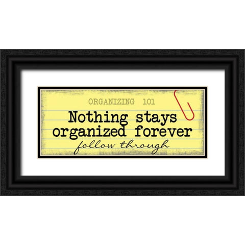 Follow Through Black Ornate Wood Framed Art Print with Double Matting by Greene, Taylor