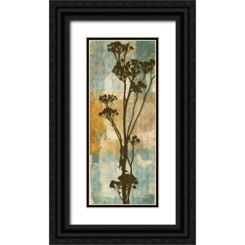 BOTANICAL BEAUTY I Black Ornate Wood Framed Art Print with Double Matting by Greene, Taylor