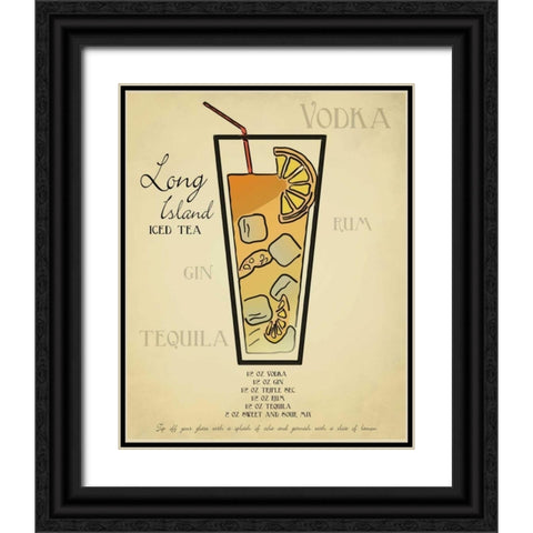 Long Island Black Ornate Wood Framed Art Print with Double Matting by Greene, Taylor