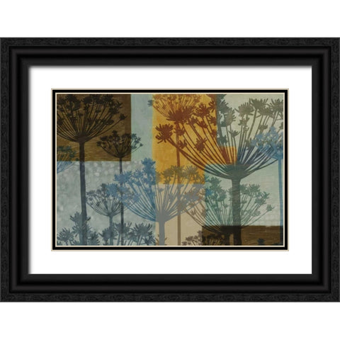 SUMMER BREEZE Black Ornate Wood Framed Art Print with Double Matting by Greene, Taylor