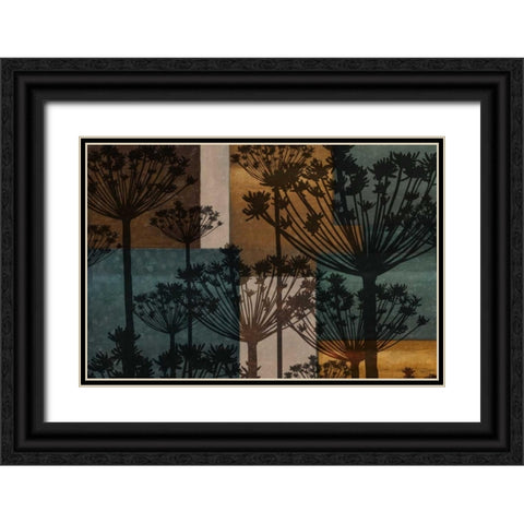 SUMMER BREEZE II Black Ornate Wood Framed Art Print with Double Matting by Greene, Taylor