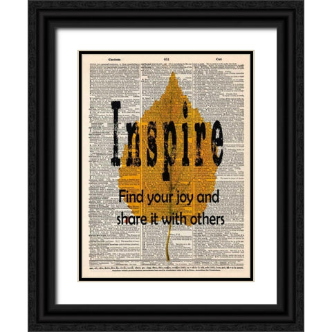 INSPIRE Black Ornate Wood Framed Art Print with Double Matting by Greene, Taylor